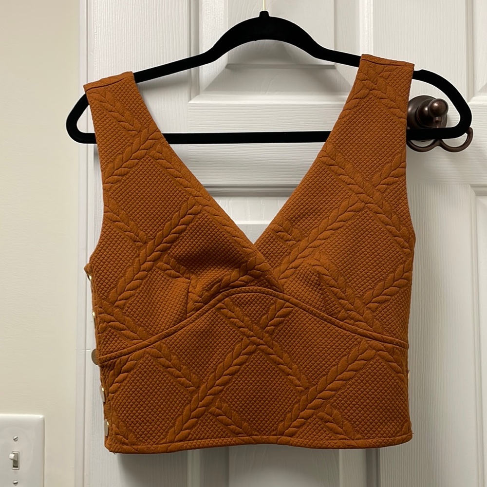 Anthropologie Maeve cropped top